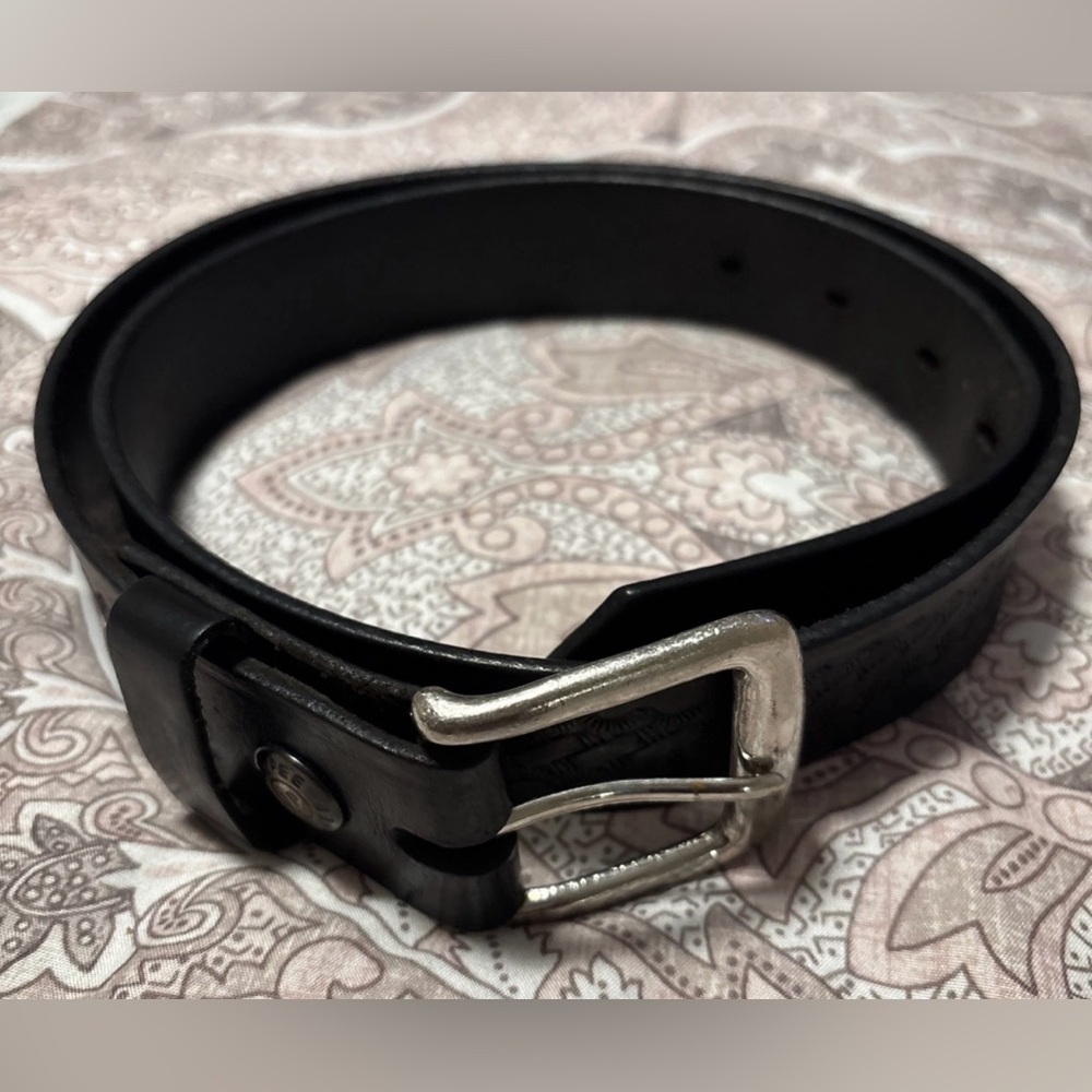 Jay-Pee Officer Cowhide Black Leather Belt Size 32